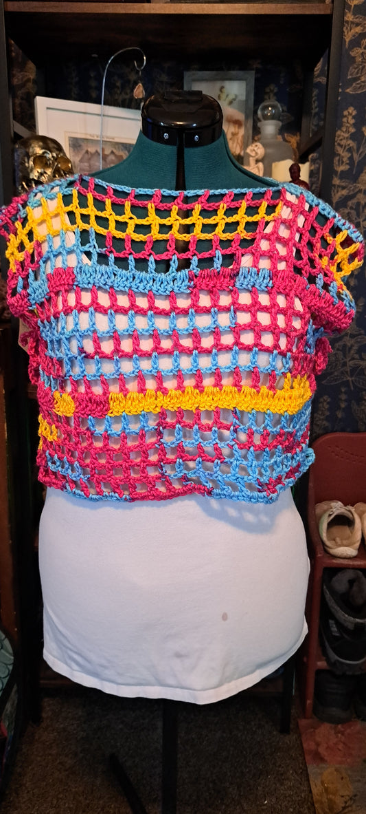 Pan Pride Mesh Top